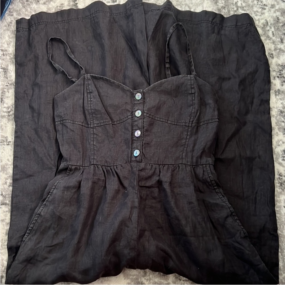 NWOT Madewell Sleeveless Wide-Leg Jumpsuit 100% Linen